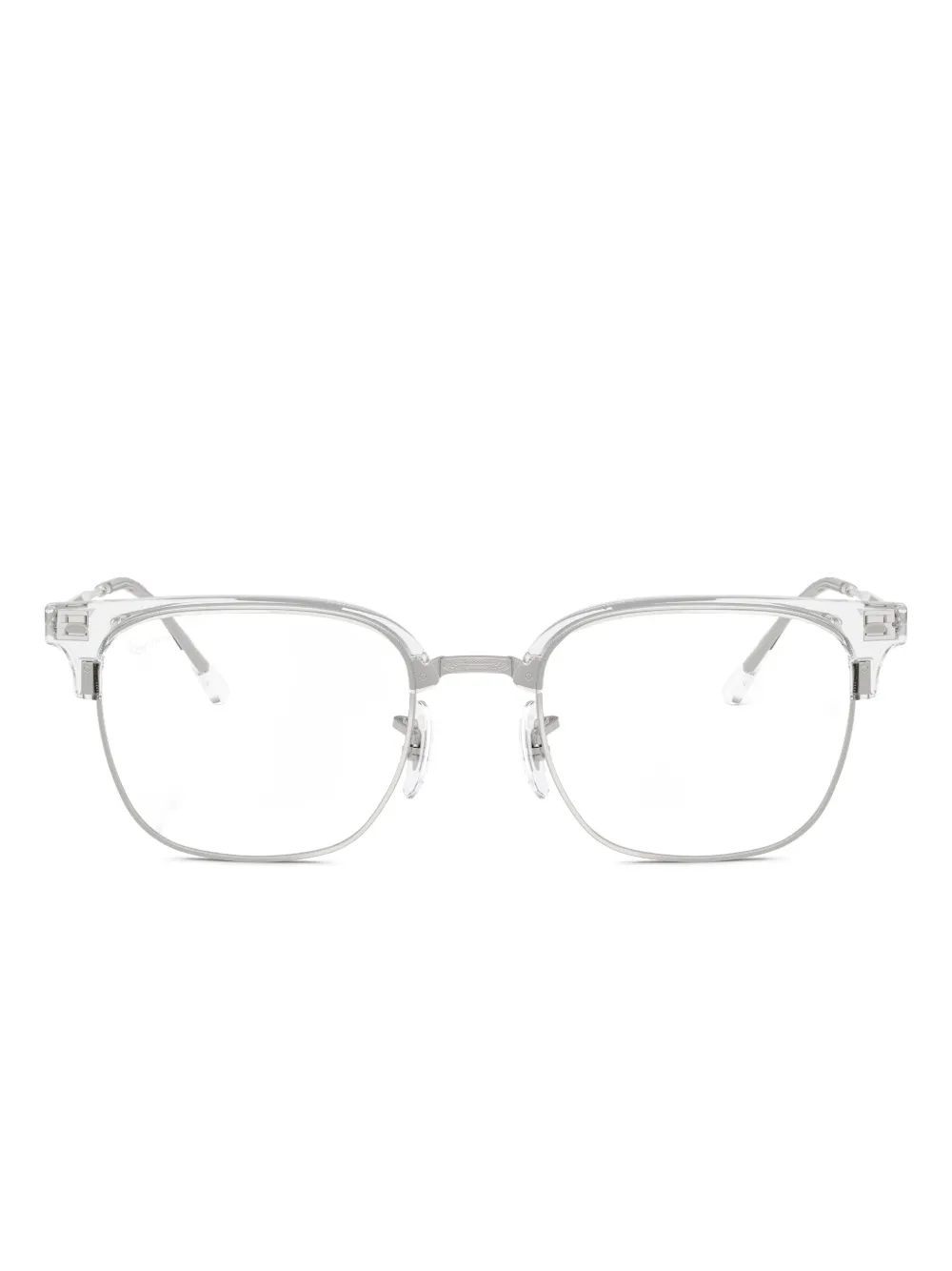 Ray Ban Metal-frame Glasses In Gray