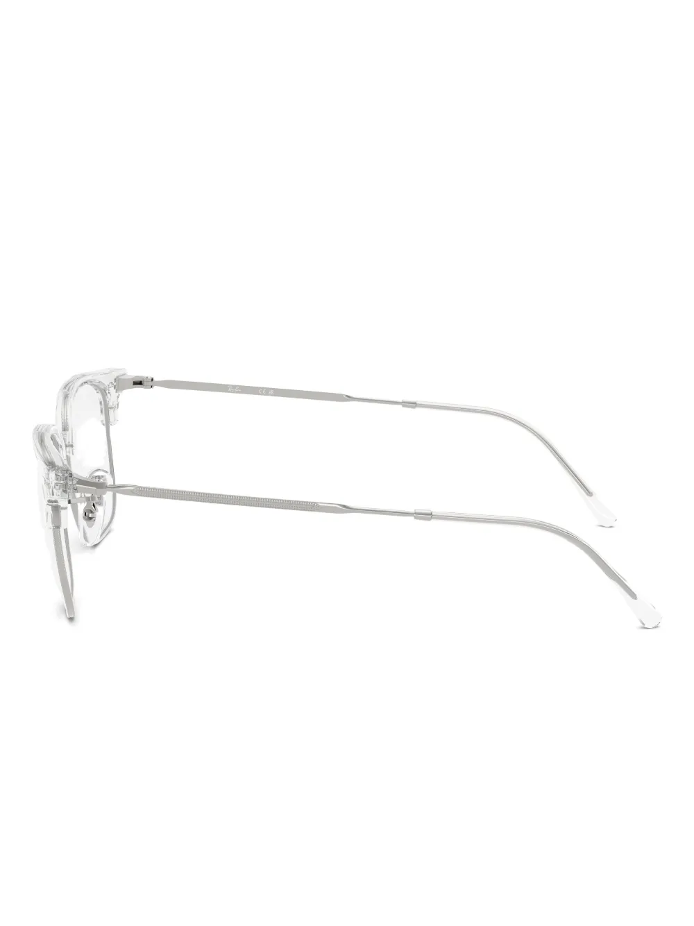 Ray Ban Metal-frame Glasses In Gray