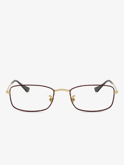 Ray-Ban rectangle-frame glasses