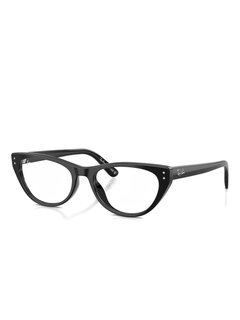 Ray Ban Cat-eye Glasses In Black