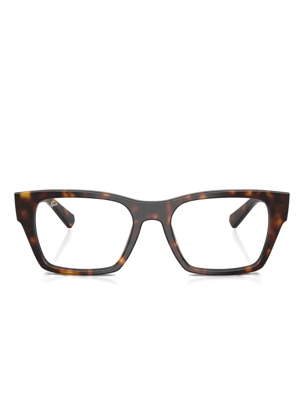 Ray Ban Square-frame Glasses In Brown