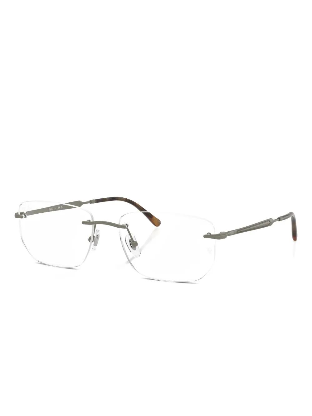 Ray-Ban rectangle-frame glasses | Silver | Image 1