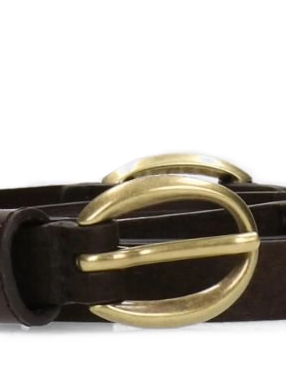 Orciani Riem met logodetail - Bruin