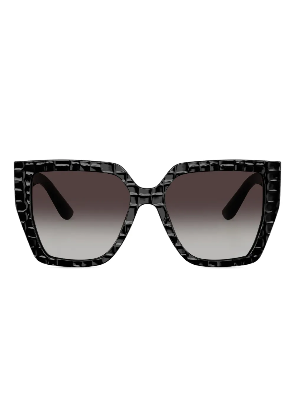 Dolce & Gabbana Sonnenbrille Mit Eckigem Gestell In Brown