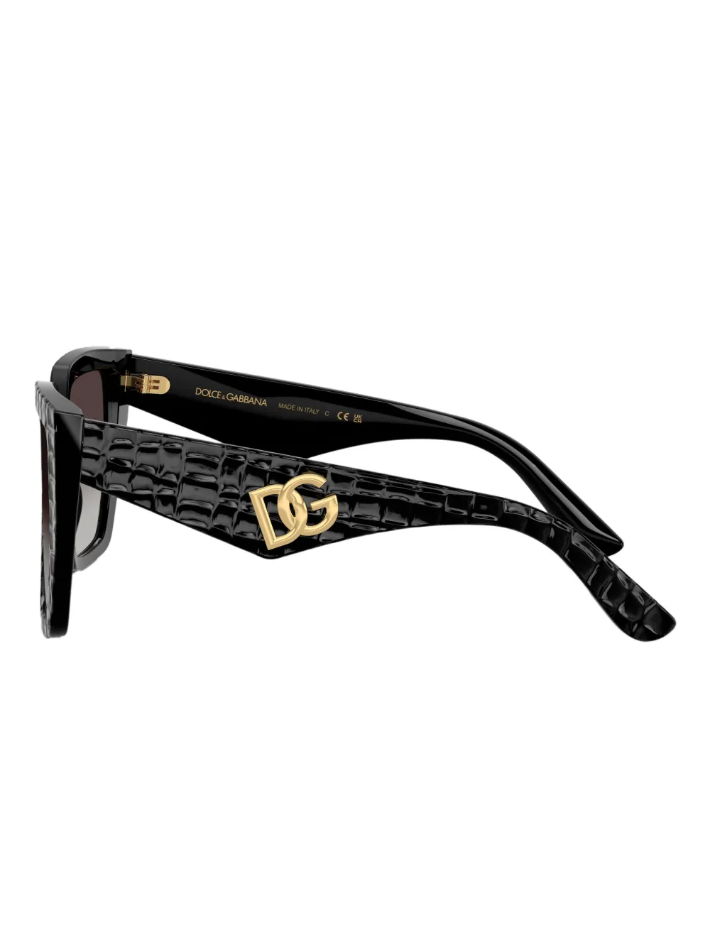 Dolce & Gabbana Sonnenbrille Mit Eckigem Gestell In Brown
