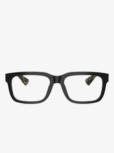Dolce & Gabbana Eyewear square leopard-print glasses
