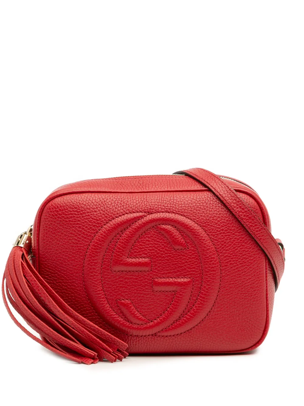 Gucci Pre-Owned 2016-2025 Leather Soho Disco crossbody bag - レッド Gucci Pre-Owned 2016-2025 Leather Soho Disco crossbody bag - レッド