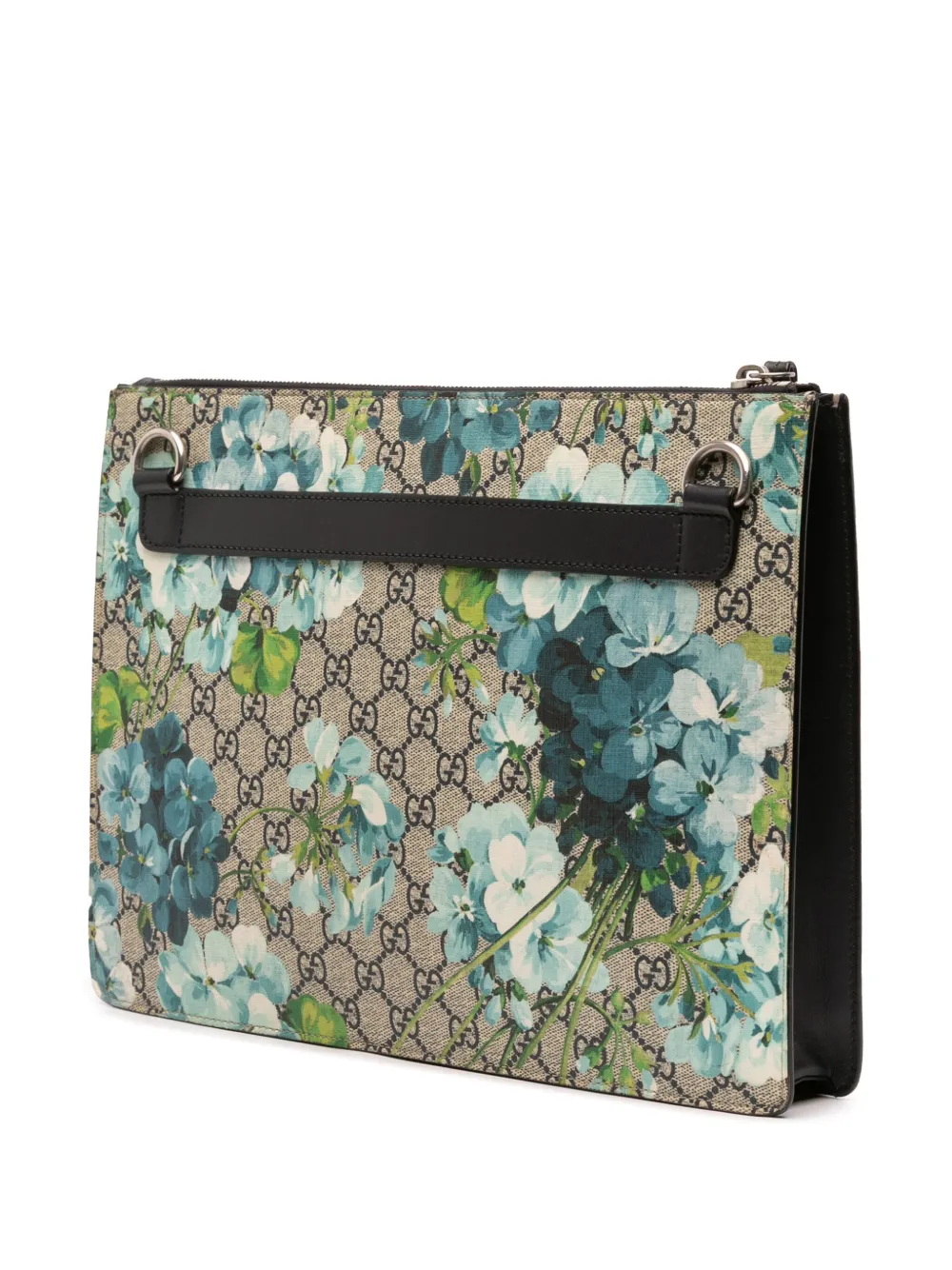 Pre-owned Gucci 2000-2015 Gg Supreme Blooms Messenger Bag Crossbody Bag In Brown