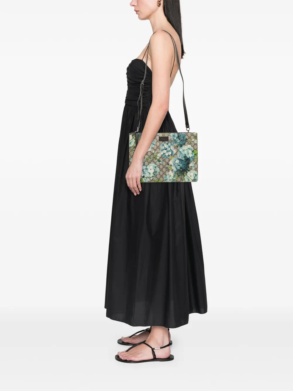 Gucci Pre-Owned 2000-2015 GG Supreme Blooms Messenger Bag crossbody bag | Pre-Owned | Image 2