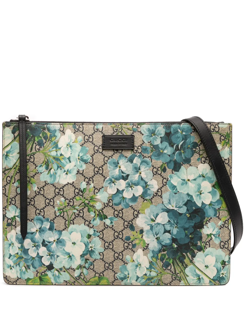 Gucci Pre-Owned 2000-2015 GG Supreme Blooms Messenger Bag crossbody Gucci Pre-Owned 2000-2015 GG Supreme Blooms Messenger Bag crossbody