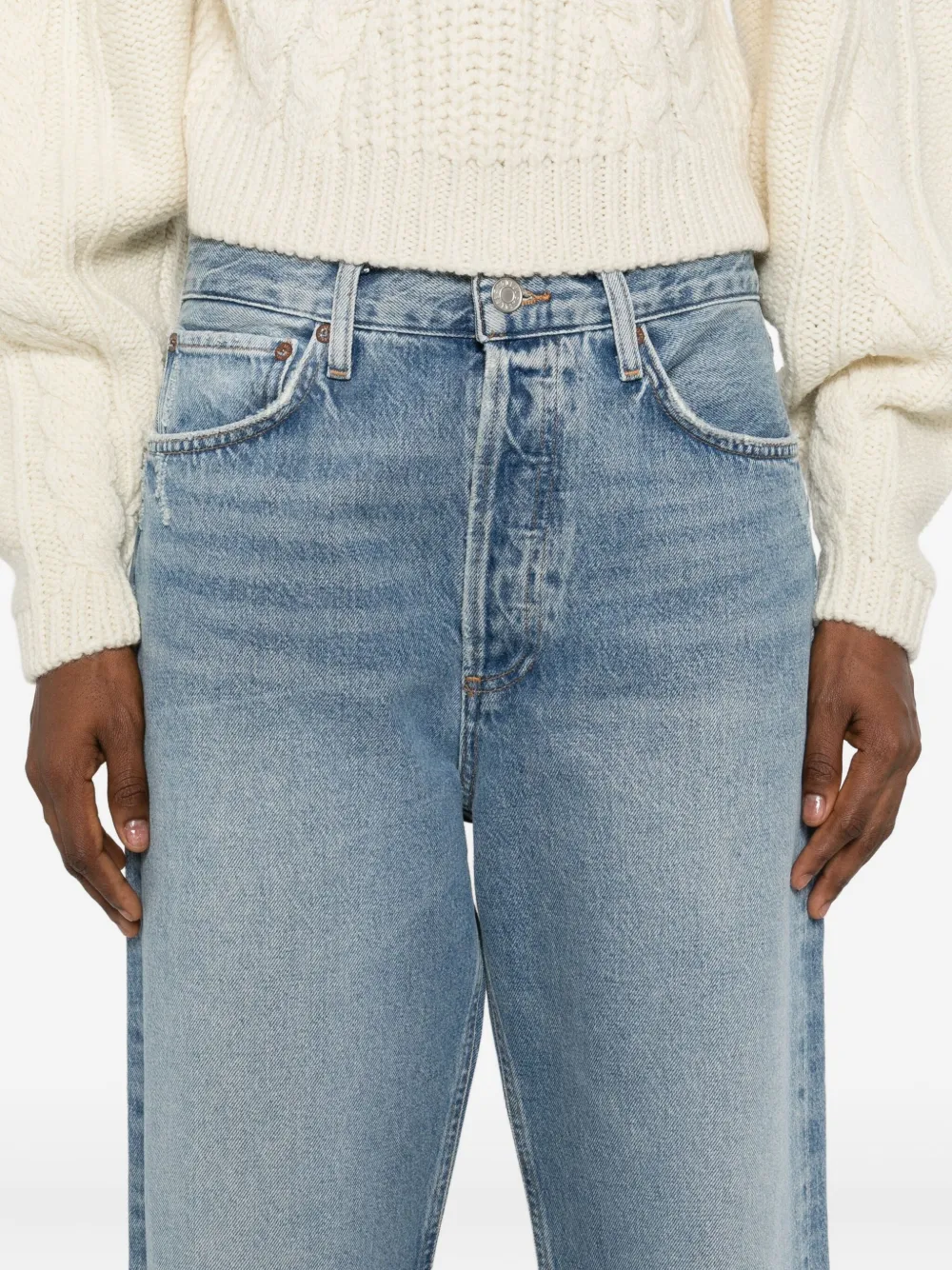 Citizens of Humanity Jeans met knoopsluiting Blauw