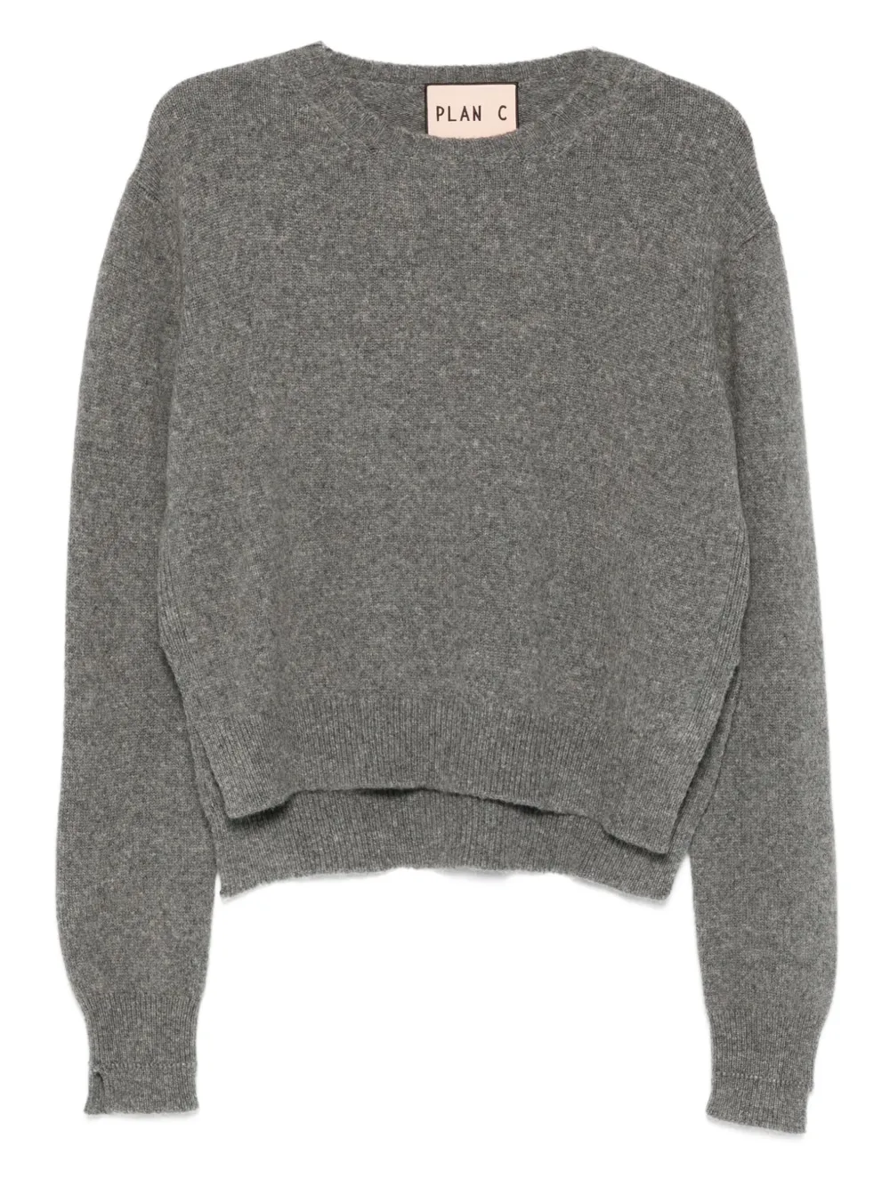 Plan C crewneck top | Grey | Image 1