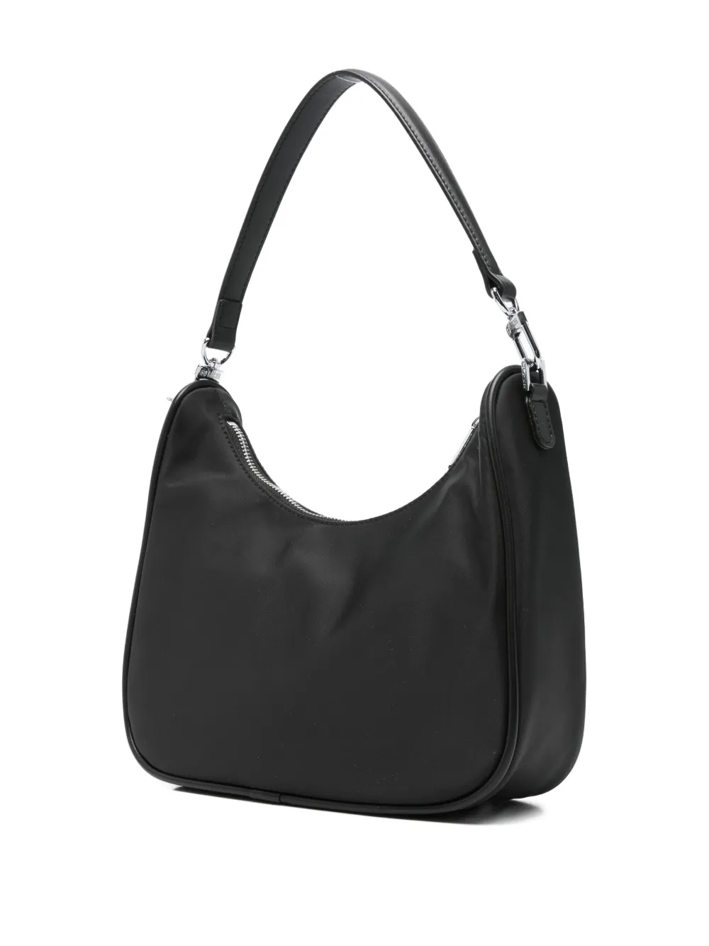 Gcds Logo Plaque Shoulder Bag In Black