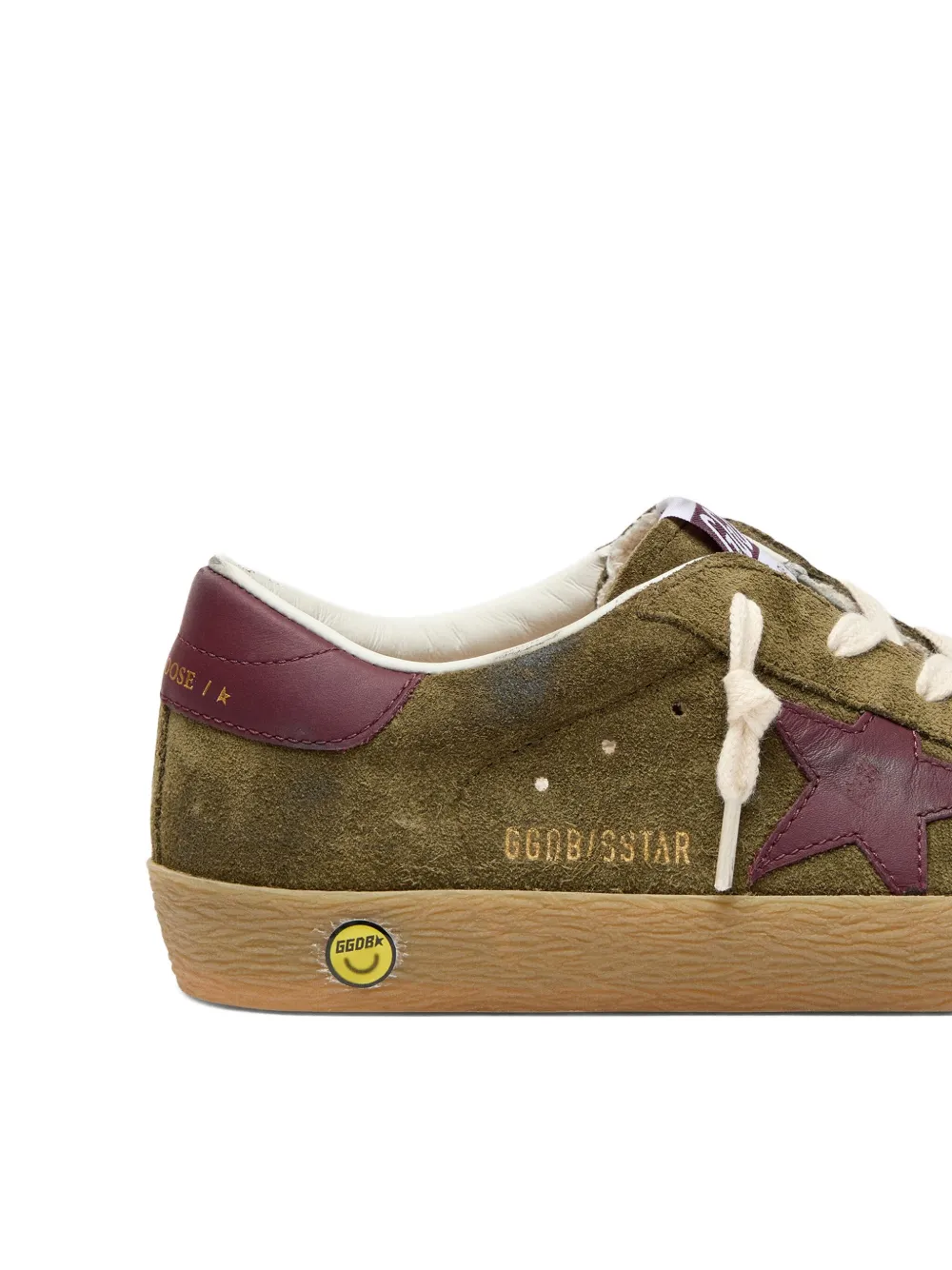 Golden Goose Kids Suède sneakers Groen