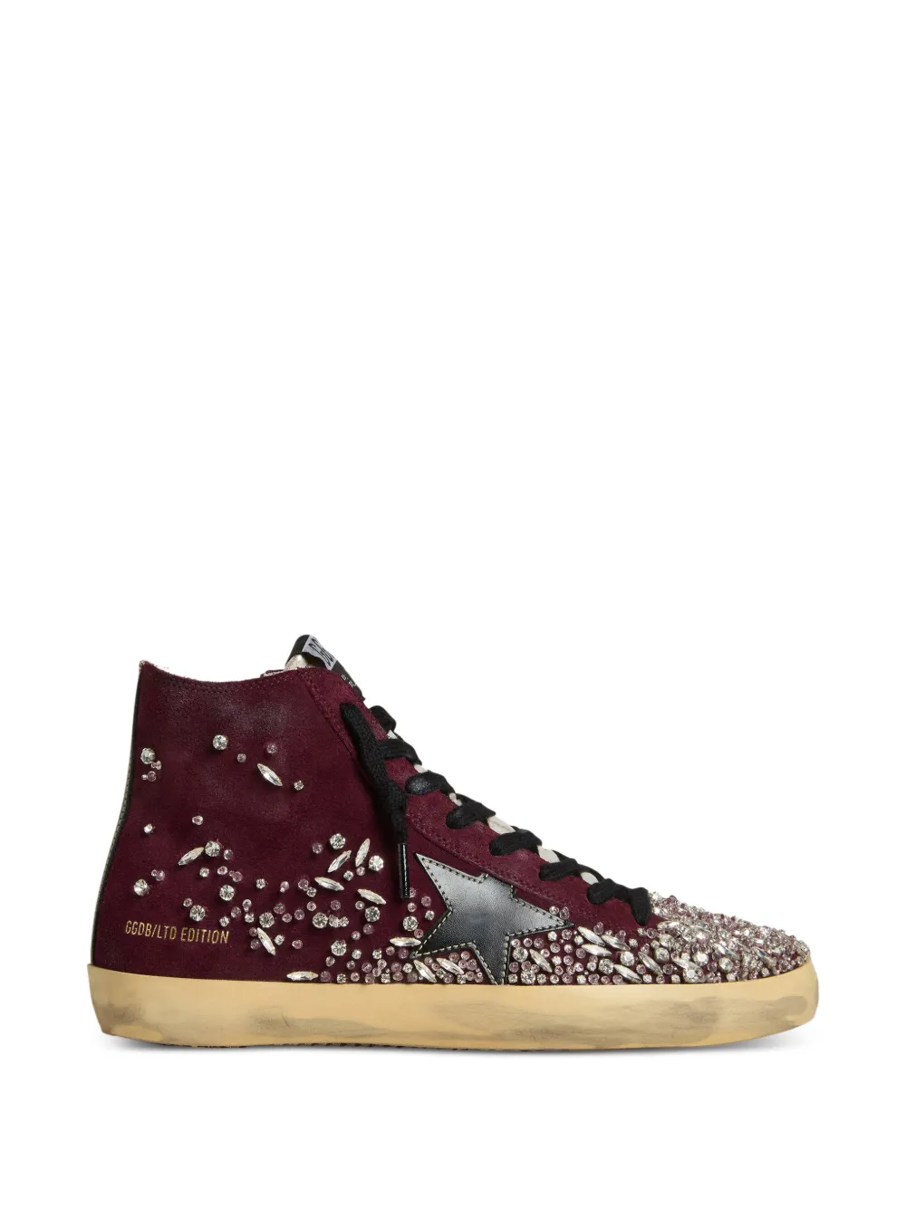Golden Goose Francy Lab Star-embellishment Sneakers In Red
