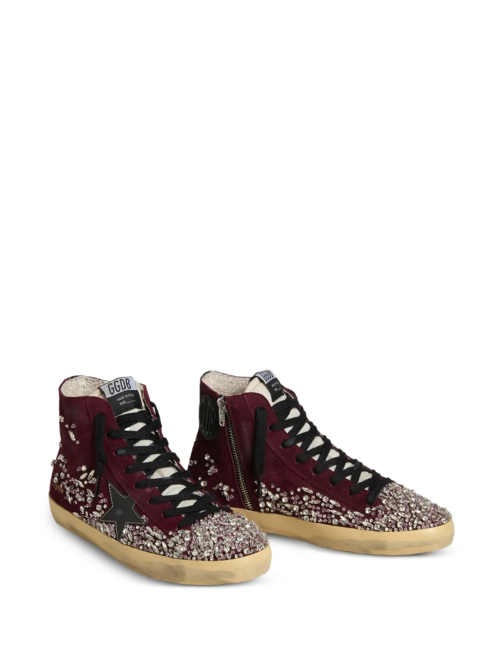 Golden Goose Francy LAB sneakers verfraaid met ster Rood