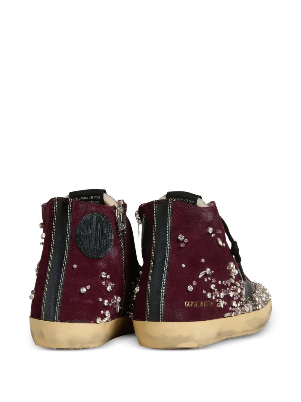 Golden Goose Francy LAB sneakers verfraaid met ster Rood