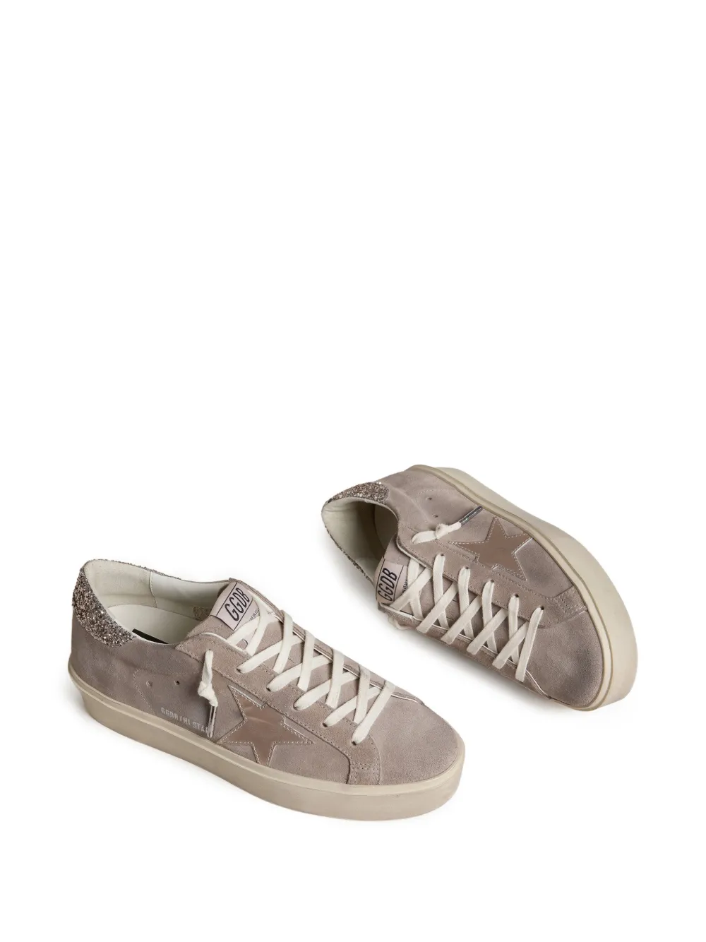 Golden Goose Hi Star sneakers met glitters Grijs