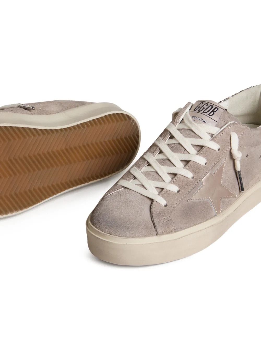 Golden Goose Hi Star sneakers met glitters Grijs