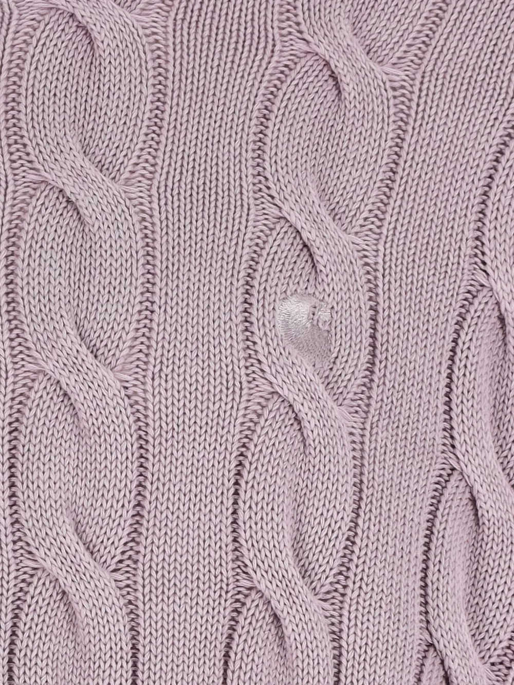 Carhartt Carter Cable-knit Sweater In Purple