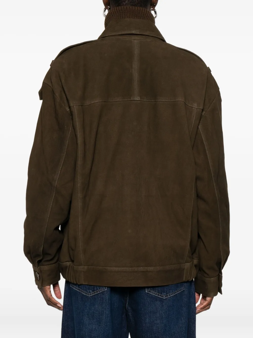 Iro Long-sleeved Casual Jacket In Brown