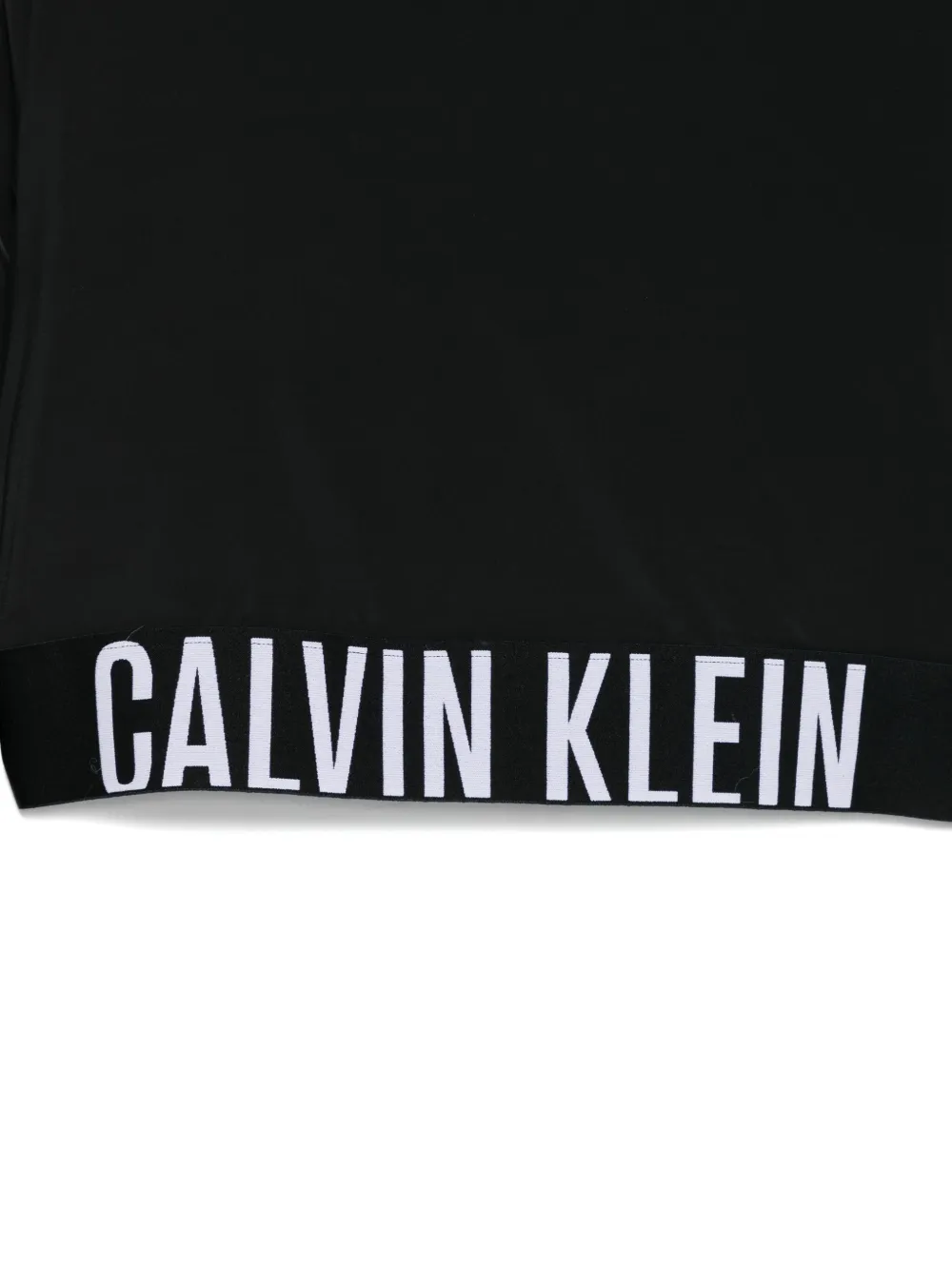 Calvin Klein Cropped T-shirt Zwart