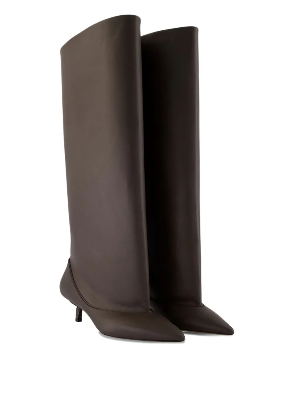 Jacquemus 45mm The High Tourni Boots In Brown