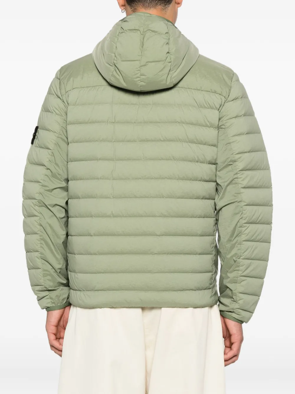 Stone Island Naadloos donsjack Groen