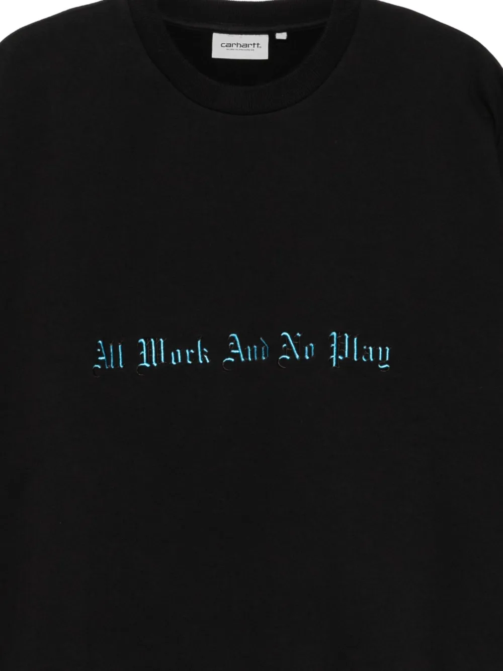 Carhartt No Play Graphic-print Sweatshirt In Black