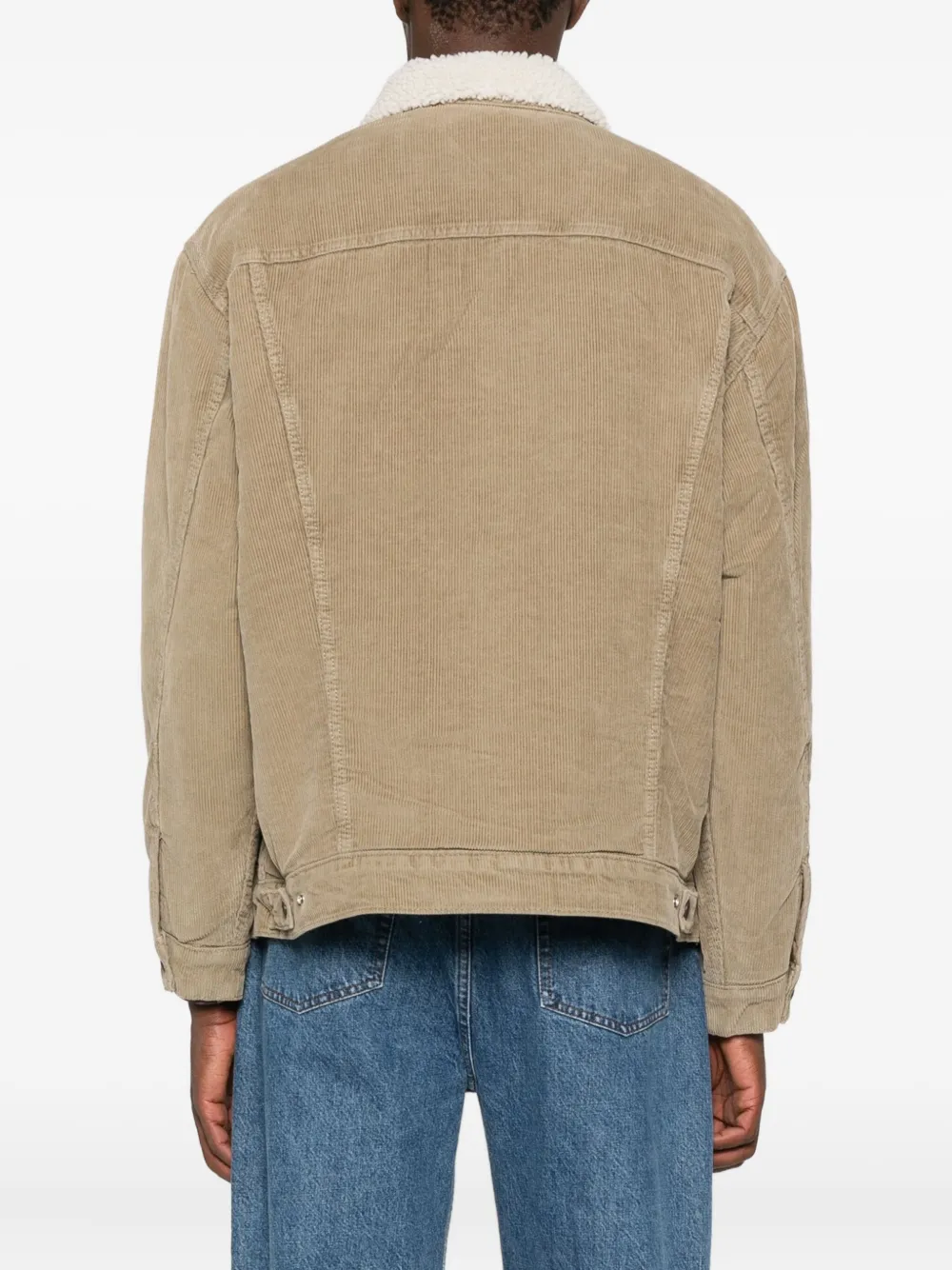 Levi's Ribfluwelen jack Beige