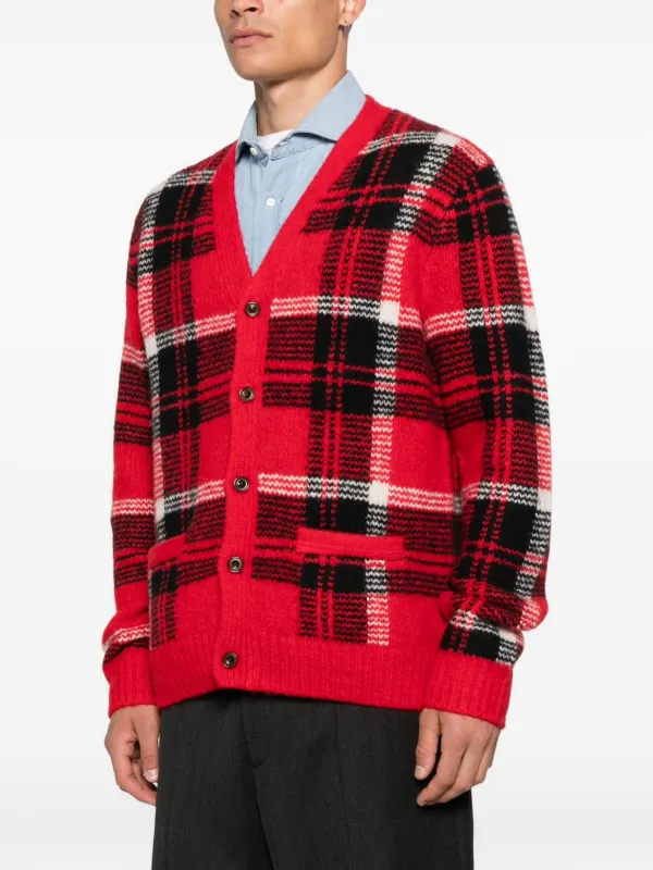 Polo Ralph Lauren チェック カーディガン | レッド | FARFETCH JP