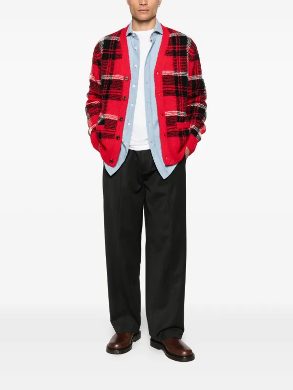 Polo Ralph Lauren チェック カーディガン | レッド | FARFETCH JP