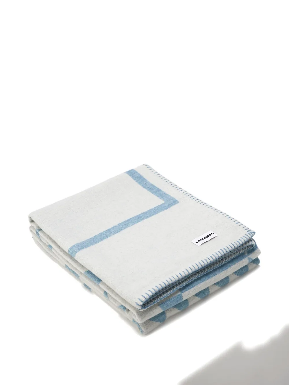Lagomoro DOVER geometric-pattern blanket (200cm x 140cm) | Neutrals | Image 1