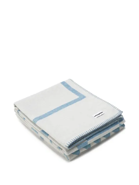 Lagomoro DOVER geometric-pattern blanket (200cm x 140cm)