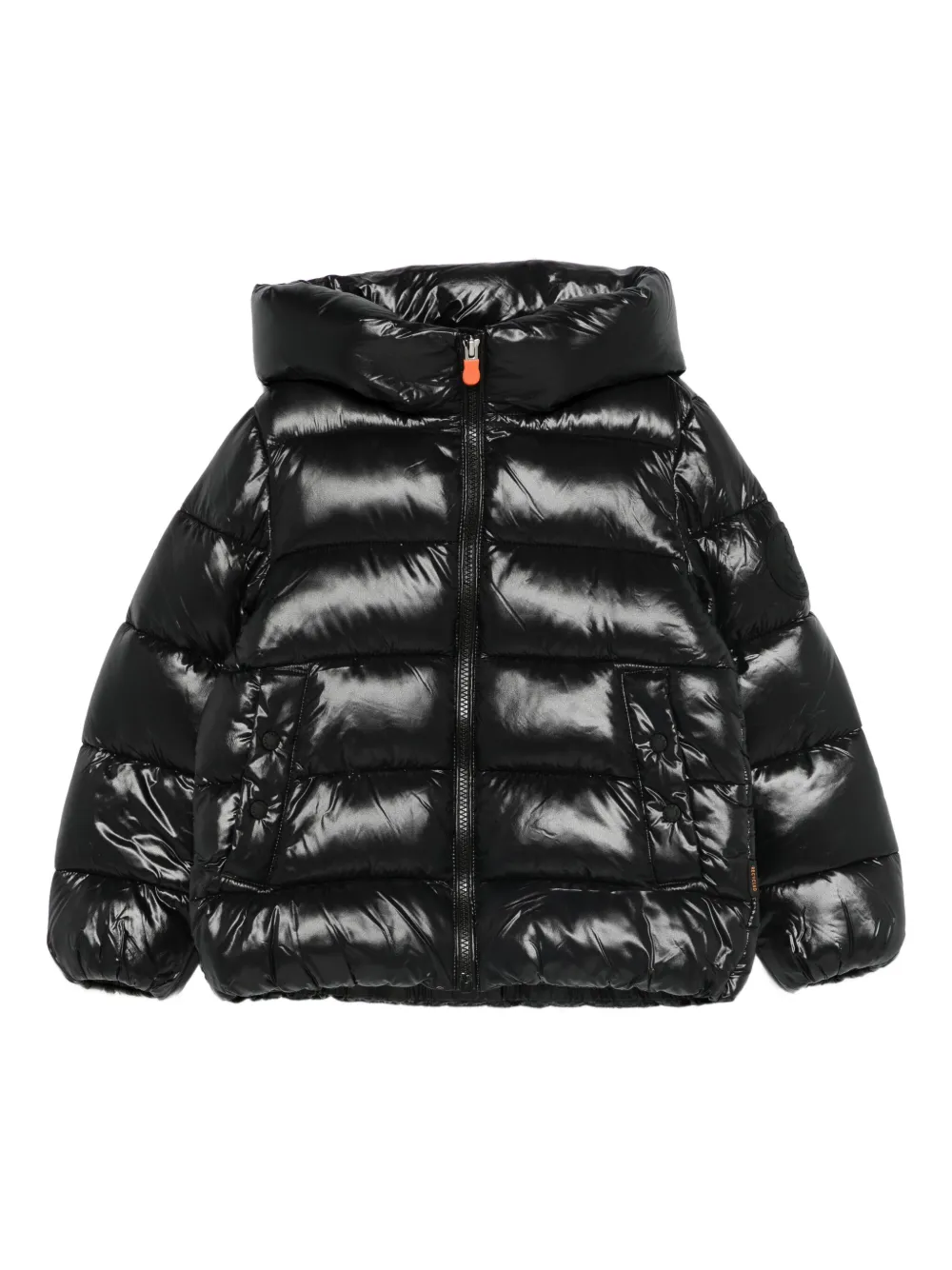 Save The Duck Kids chamarra capitonada con capucha | negro | Image 1