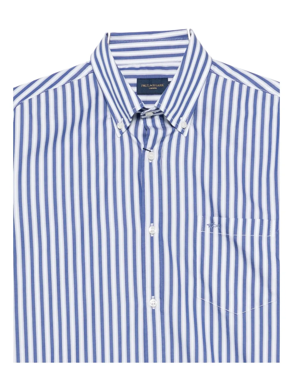Paul & Shark Striped Shirt In Blue
