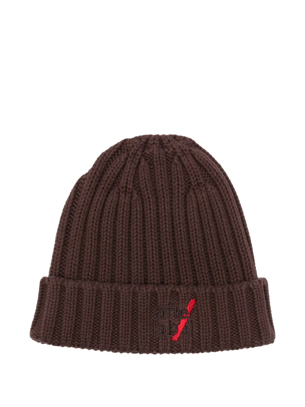 AFTER LABEL bonnet Kiruna à design nervuré | marron | Image 1