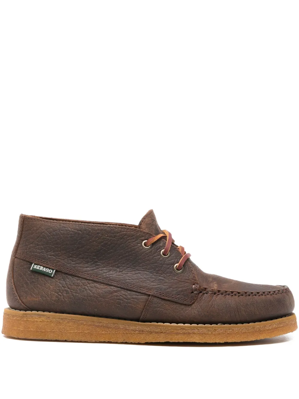 Sebago Leren bootschoenen Bruin
