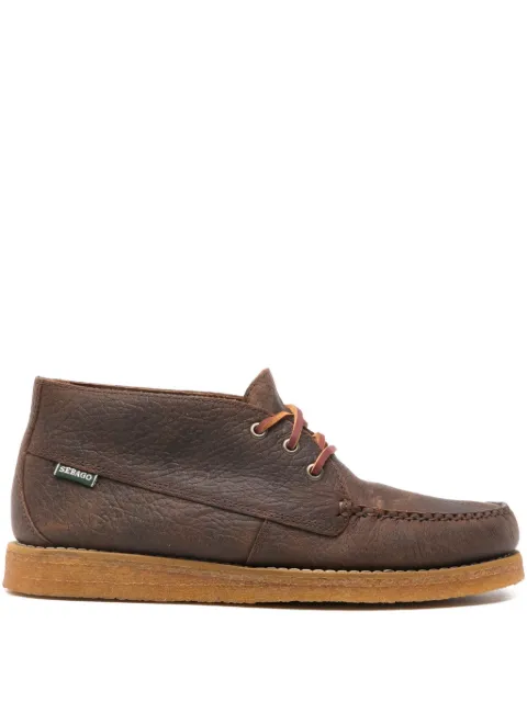 Sebago leather boat shoes