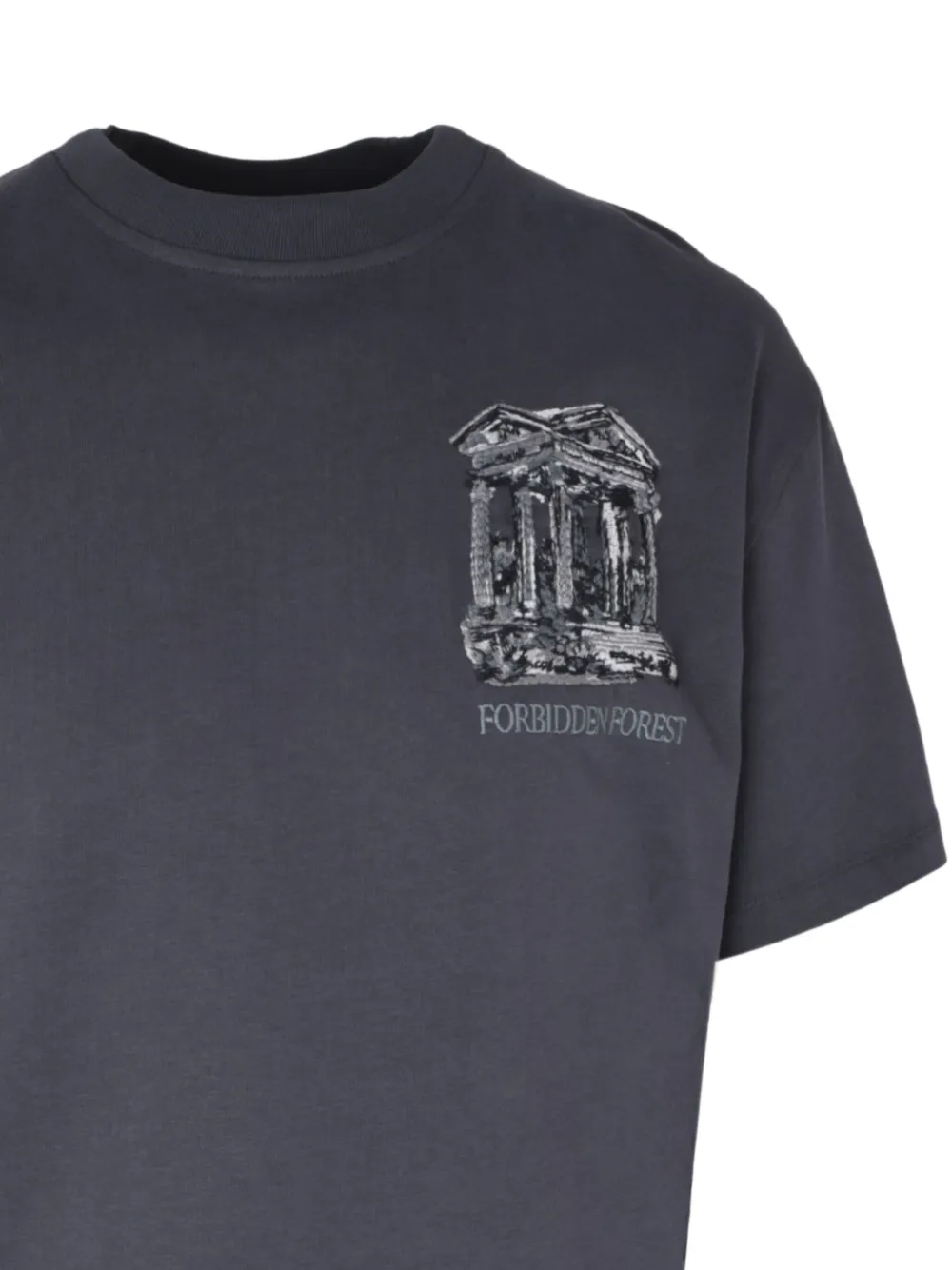 Only The Blind Cotton T-shirt In Gray