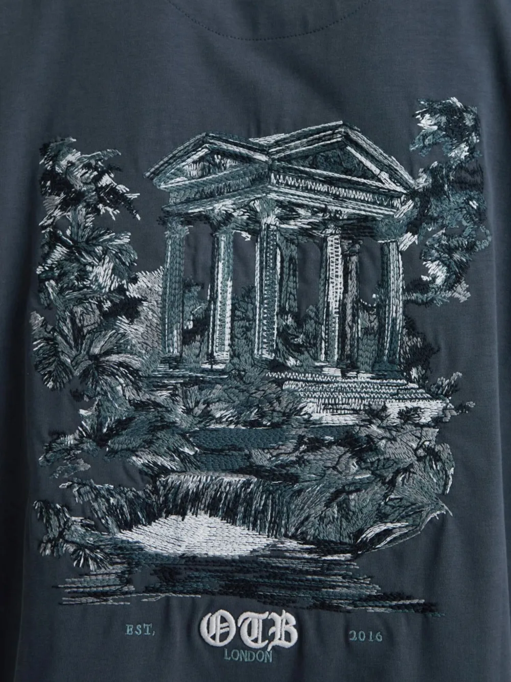 Only The Blind Cotton T-shirt In Gray
