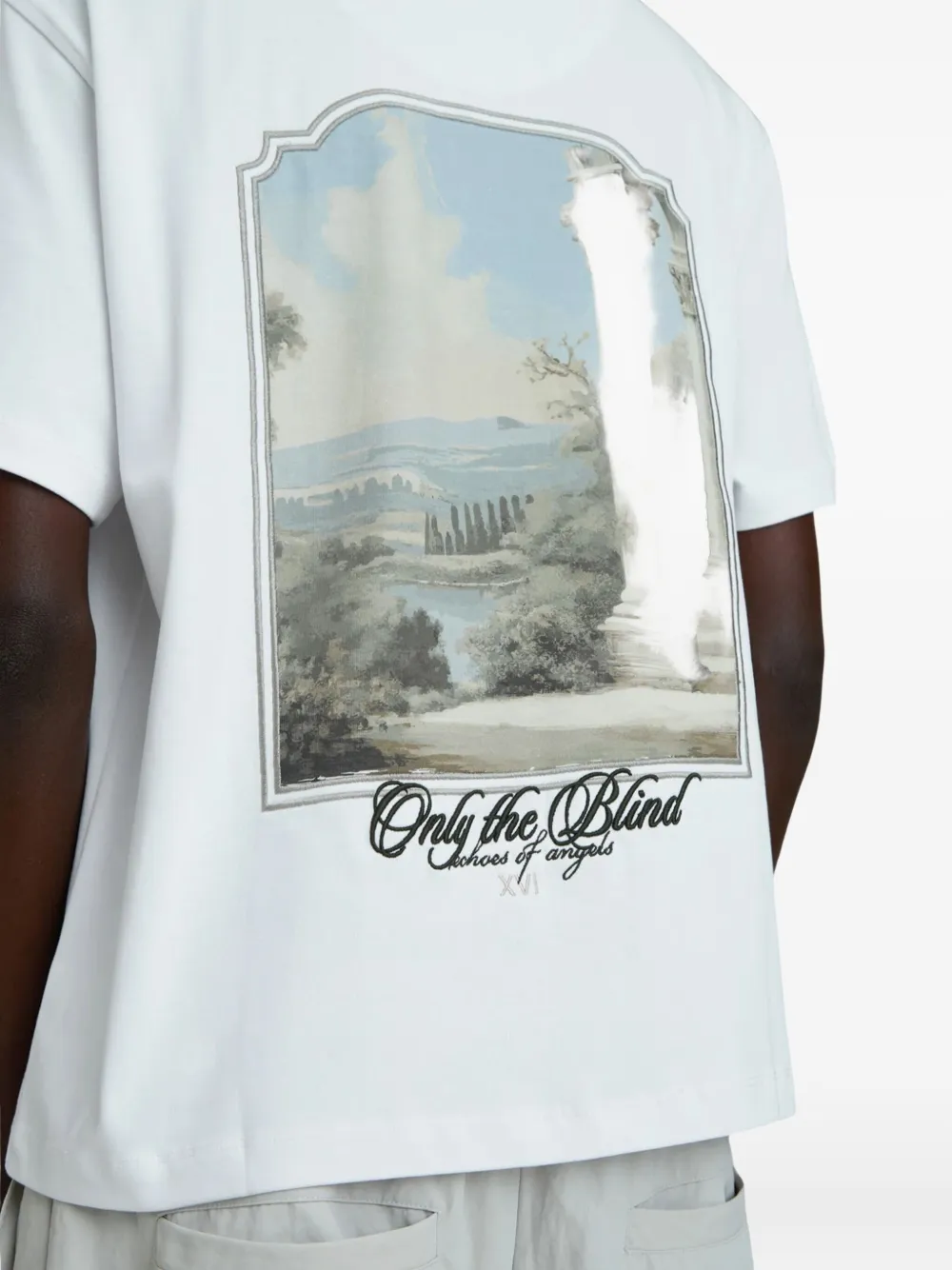 Only The Blind Cotton T-shirt In White