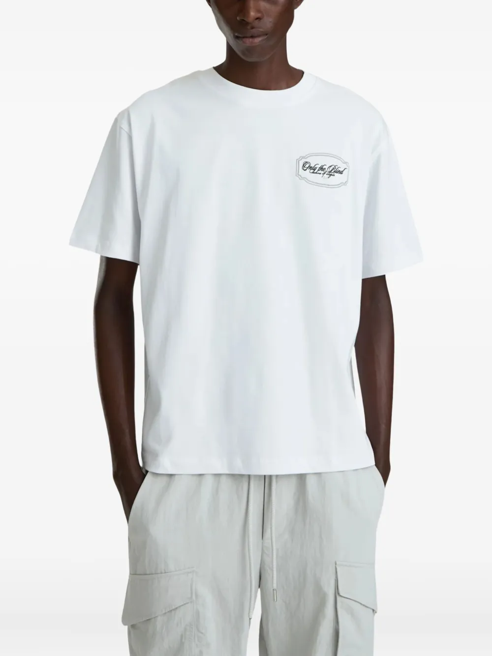 Only the Blind cotton T-shirt - Wit