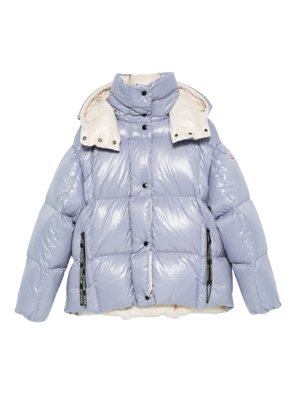 Moncler hooded puffer jacket - Blu