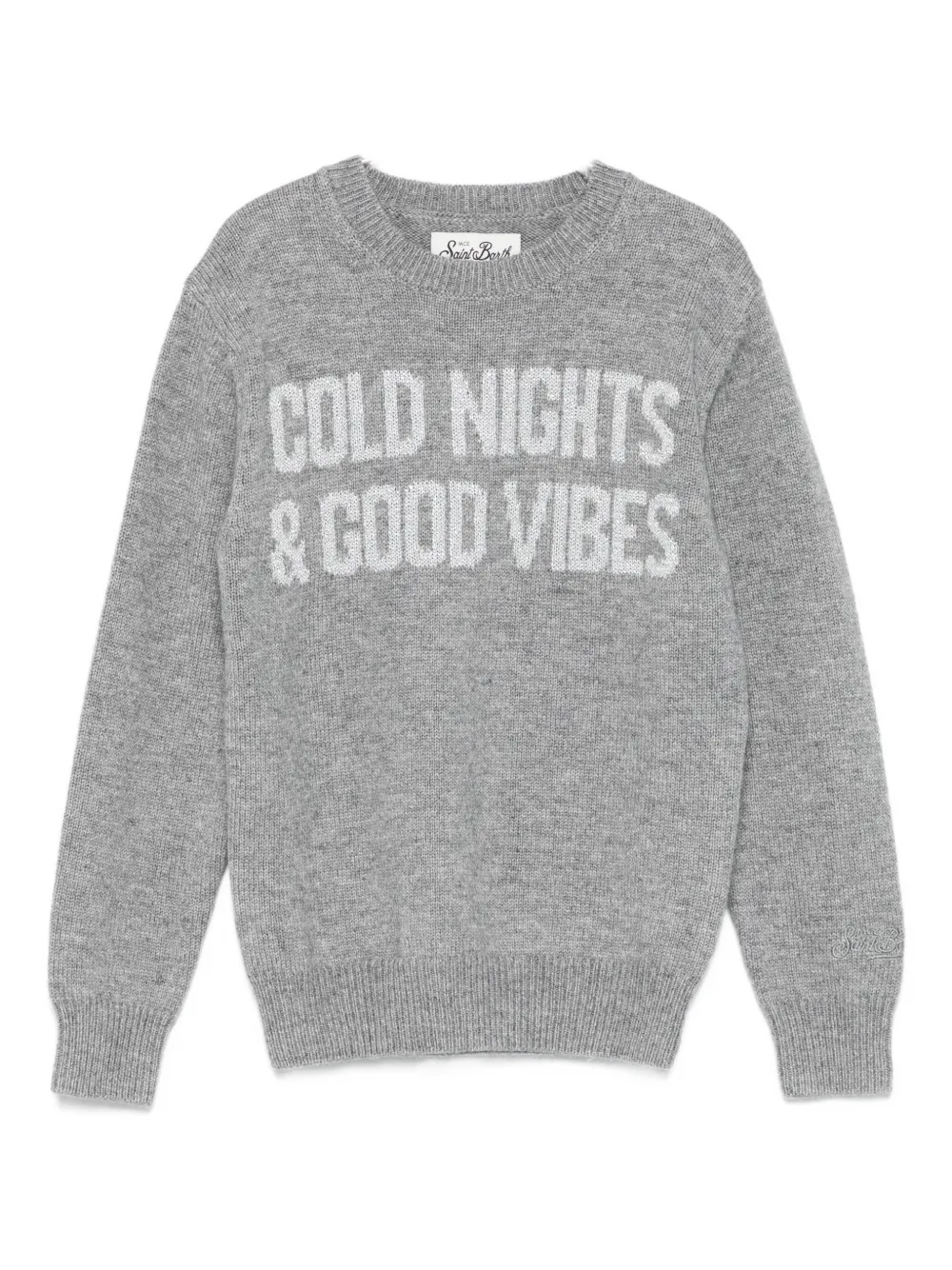 Mc2 Saint Barth Crew-neck Sweater In Gray