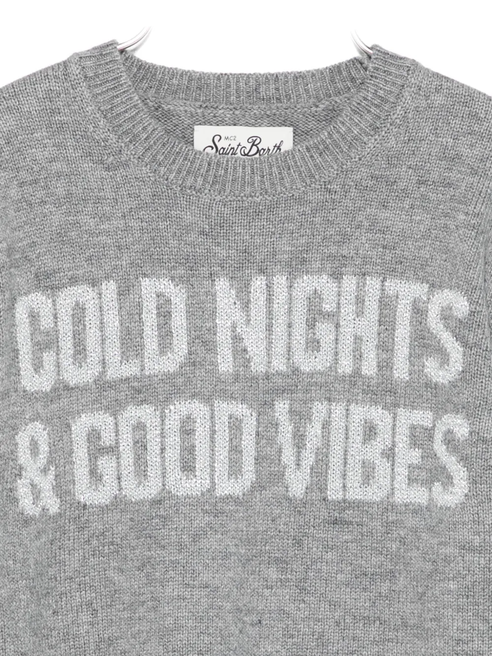 Mc2 Saint Barth Crew-neck Sweater In Gray