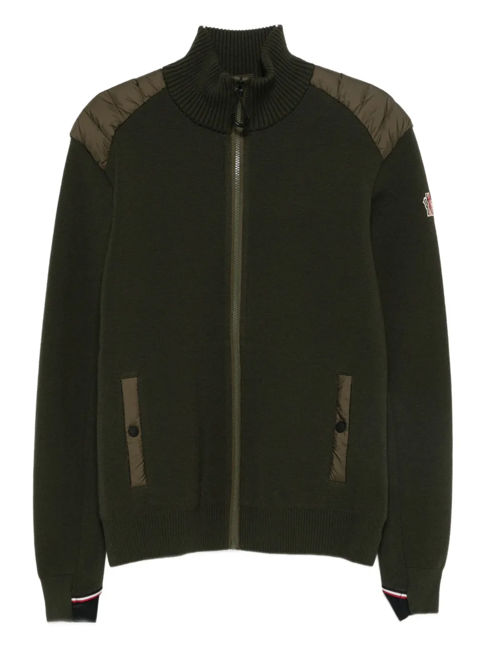 Moncler Grenoble suéter con cierre | verde | Image 1