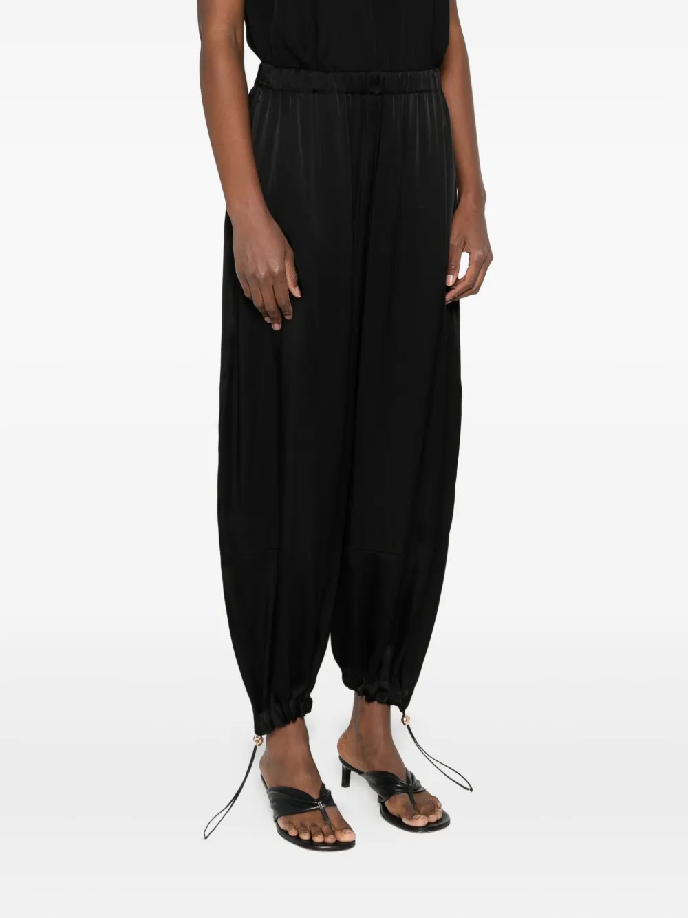 Fabiana Filippi Straight plooibroek Zwart