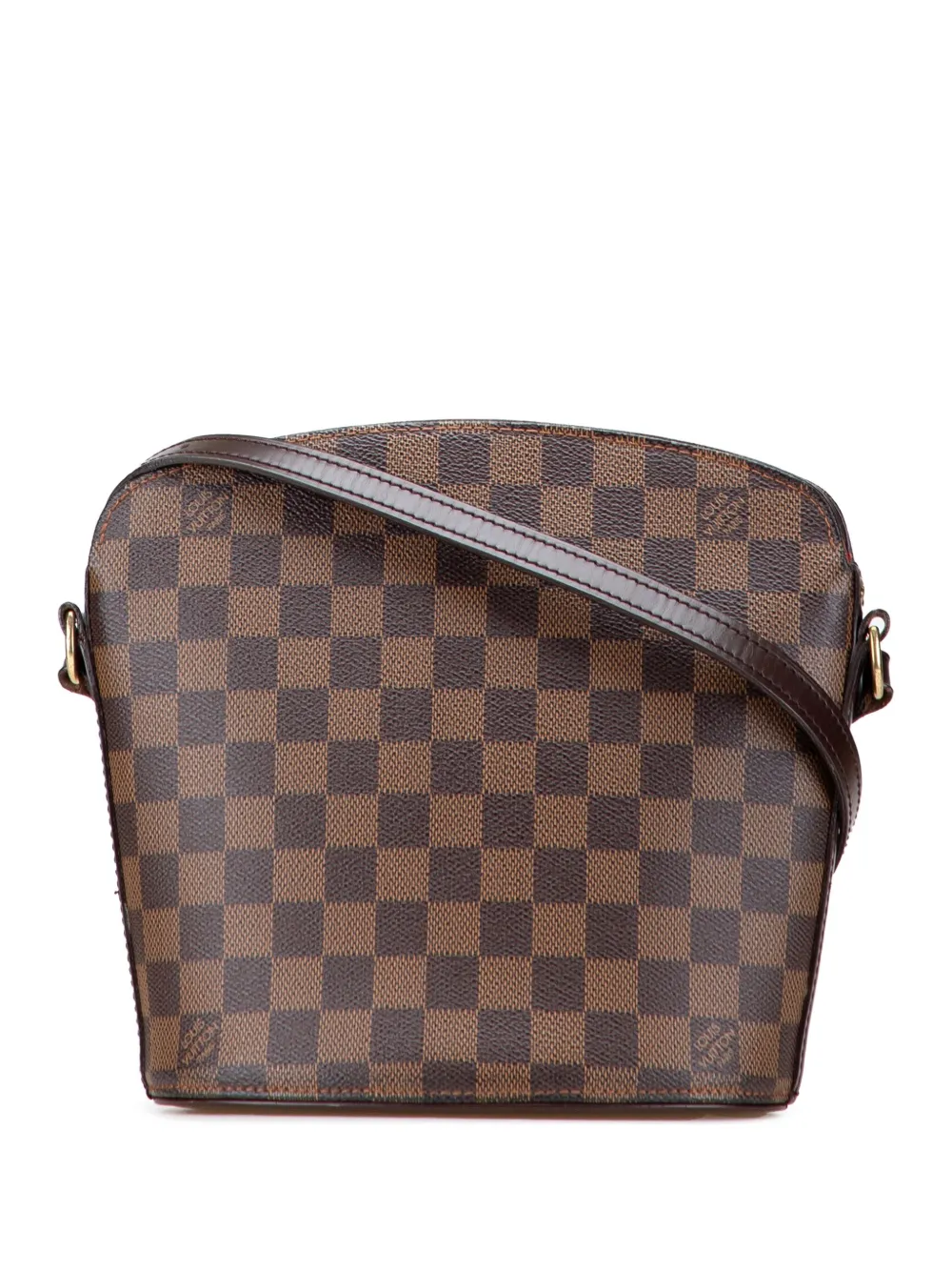 Louis Vuitton Pre-Owned 2006 Damier Ebene Drouot crossbody bag - ブラウン Louis Vuitton Pre-Owned 2006 Damier Ebene Drouot crossbody bag - ブラウン