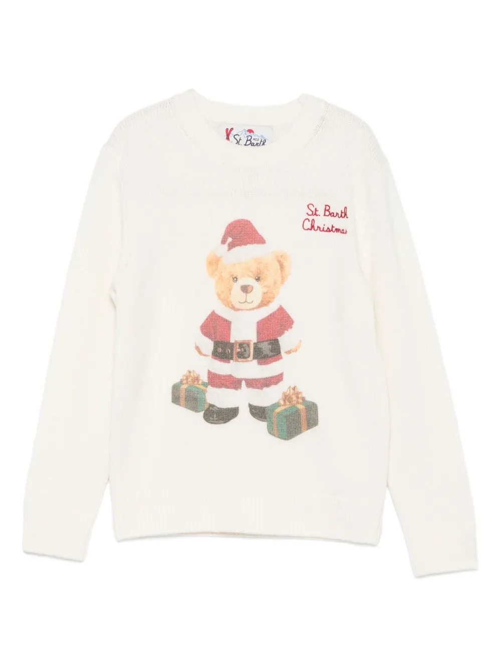 MC2 Saint Barth Kids グラフィック スウェットシャツ - ホワイト MC2 Saint Barth Kids グラフィック スウェットシャツ - ホワイト